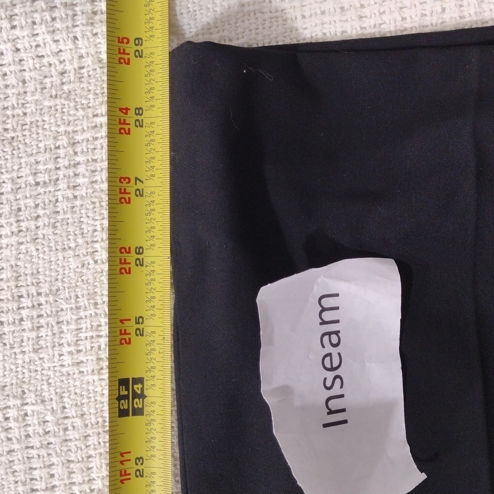 EUC Gap Maternity Modern Boot Black Dress Pants size 6L Stretch - Picture 10 of 14